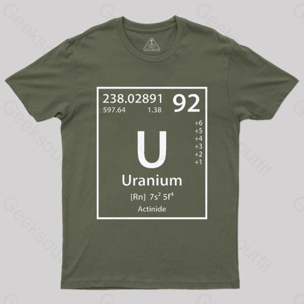 Uranium Element Essential T-Shirt - Geeksoutfit