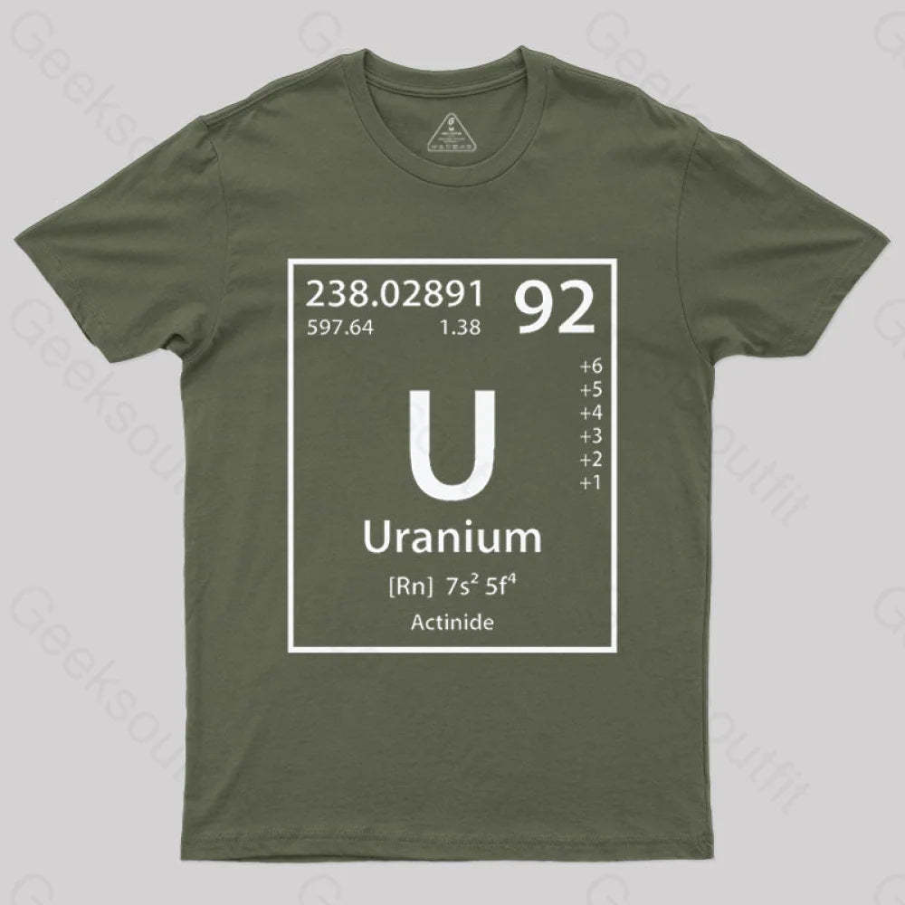 Uranium Element Essential T-Shirt - Geeksoutfit