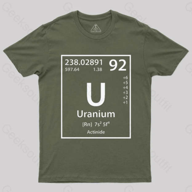 Uranium Element Essential T-Shirt - Geeksoutfit