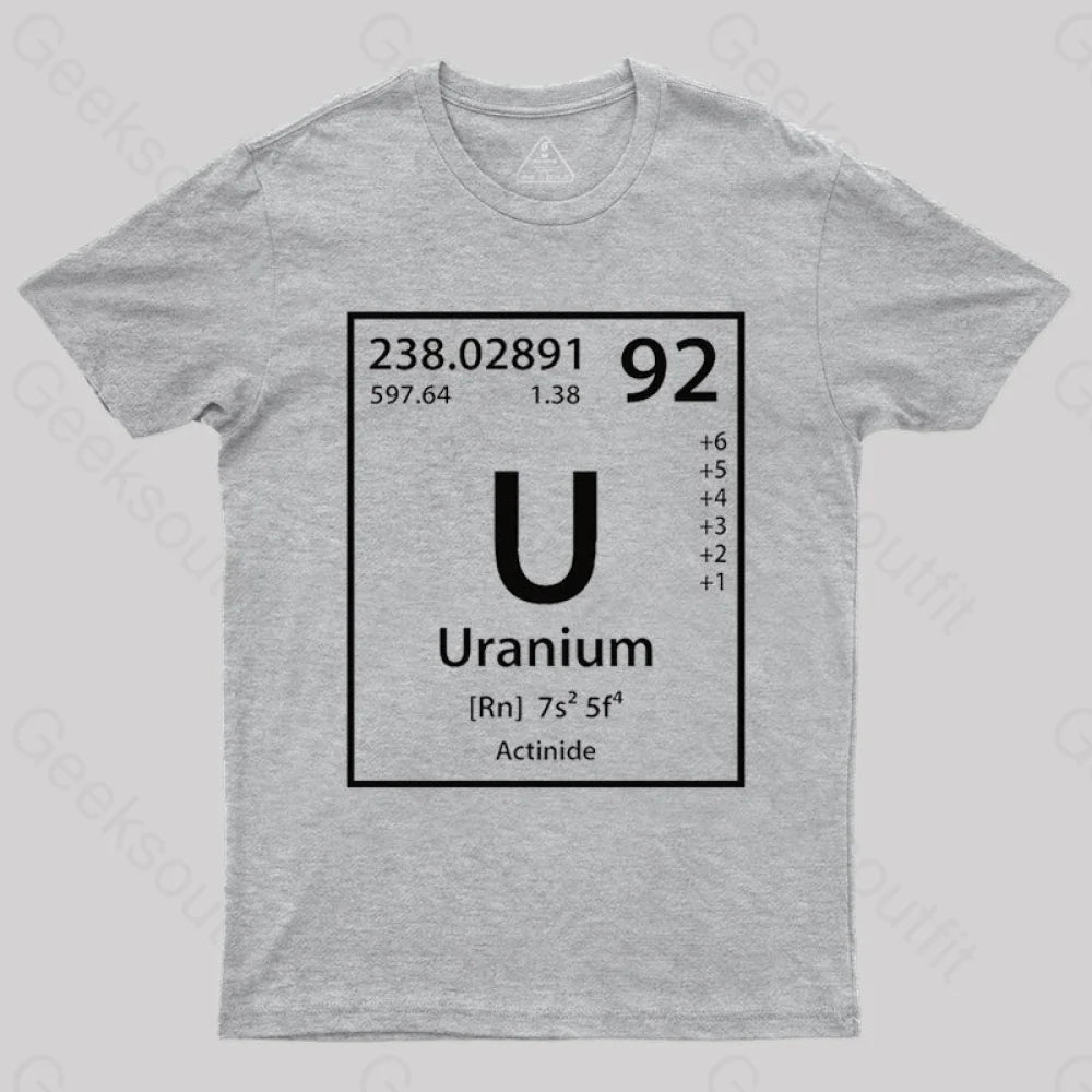 Uranium Element Essential T-Shirt - Geeksoutfit