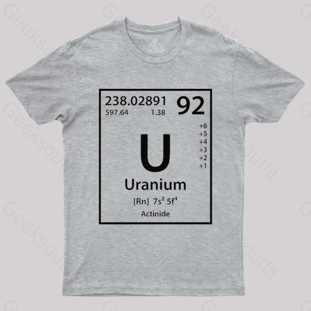 Uranium Element Essential T-Shirt - Geeksoutfit