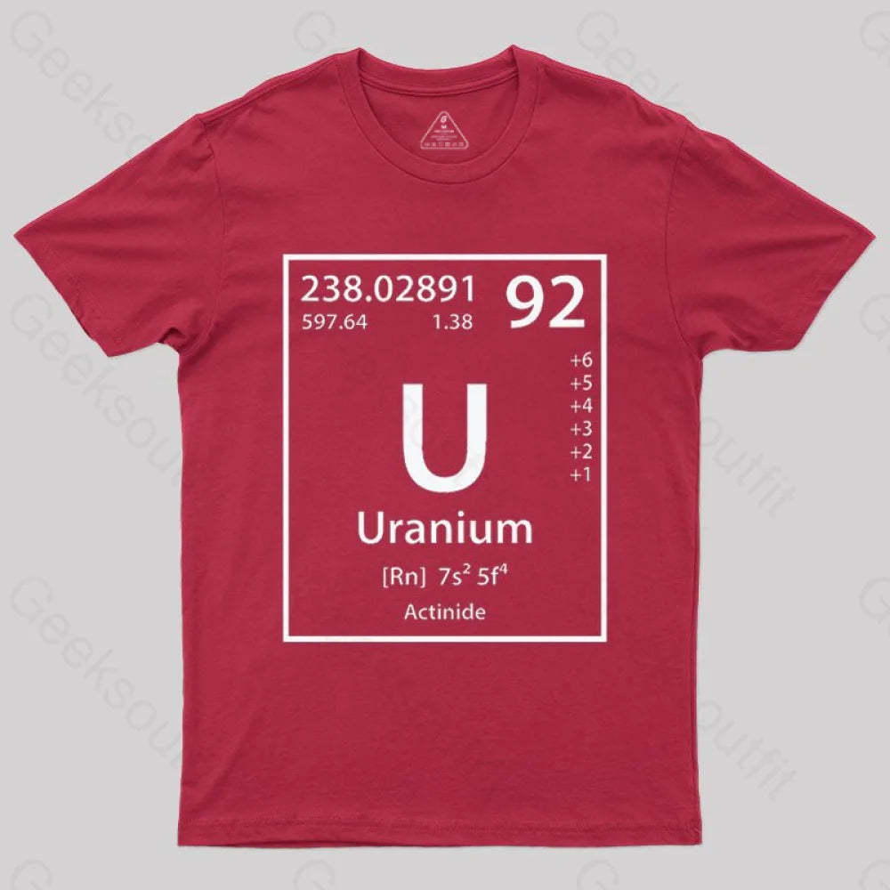 Uranium Element Essential T-Shirt - Geeksoutfit