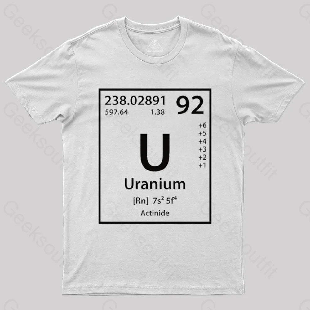 Uranium Element Essential T-Shirt - Geeksoutfit