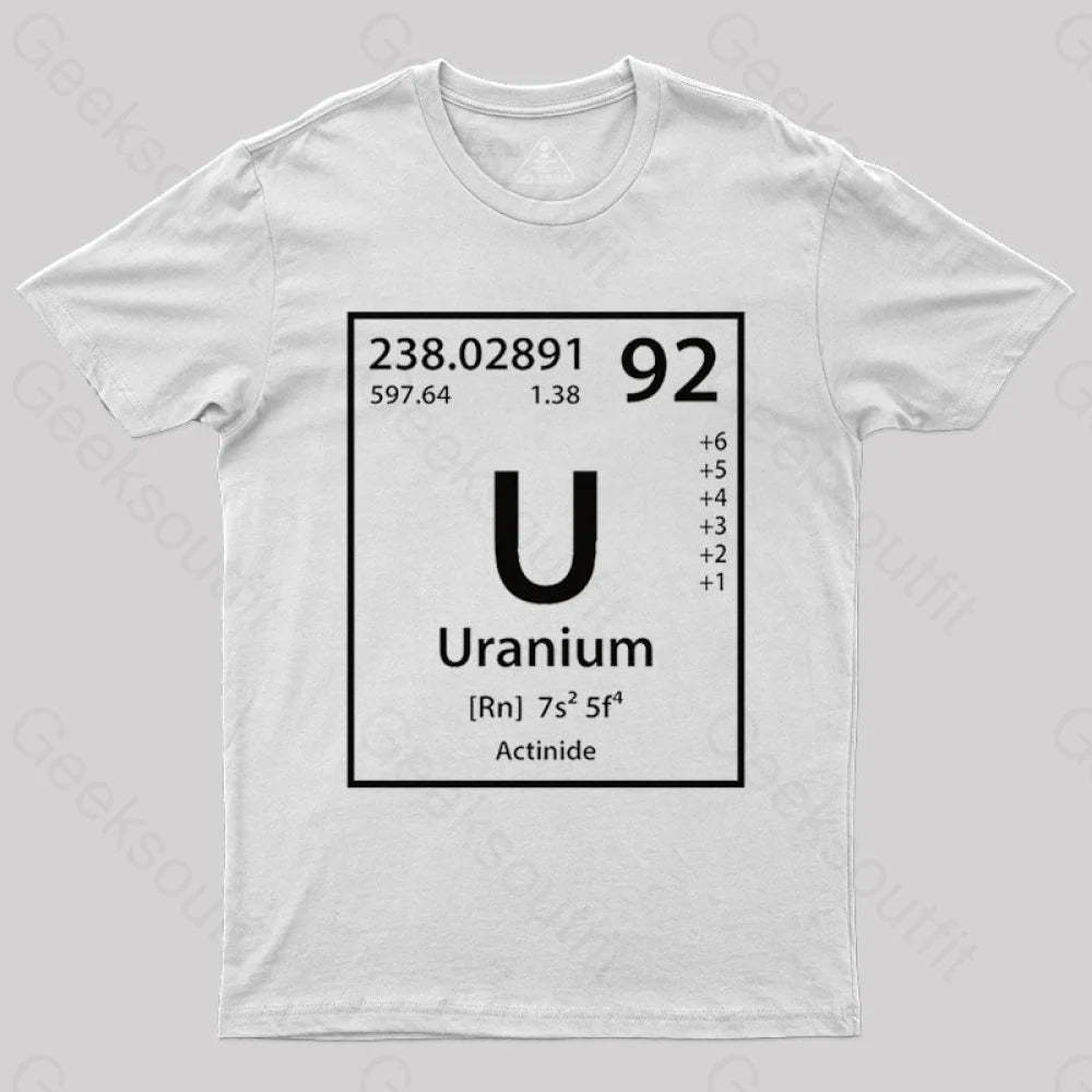 Uranium Element Essential T-Shirt - Geeksoutfit