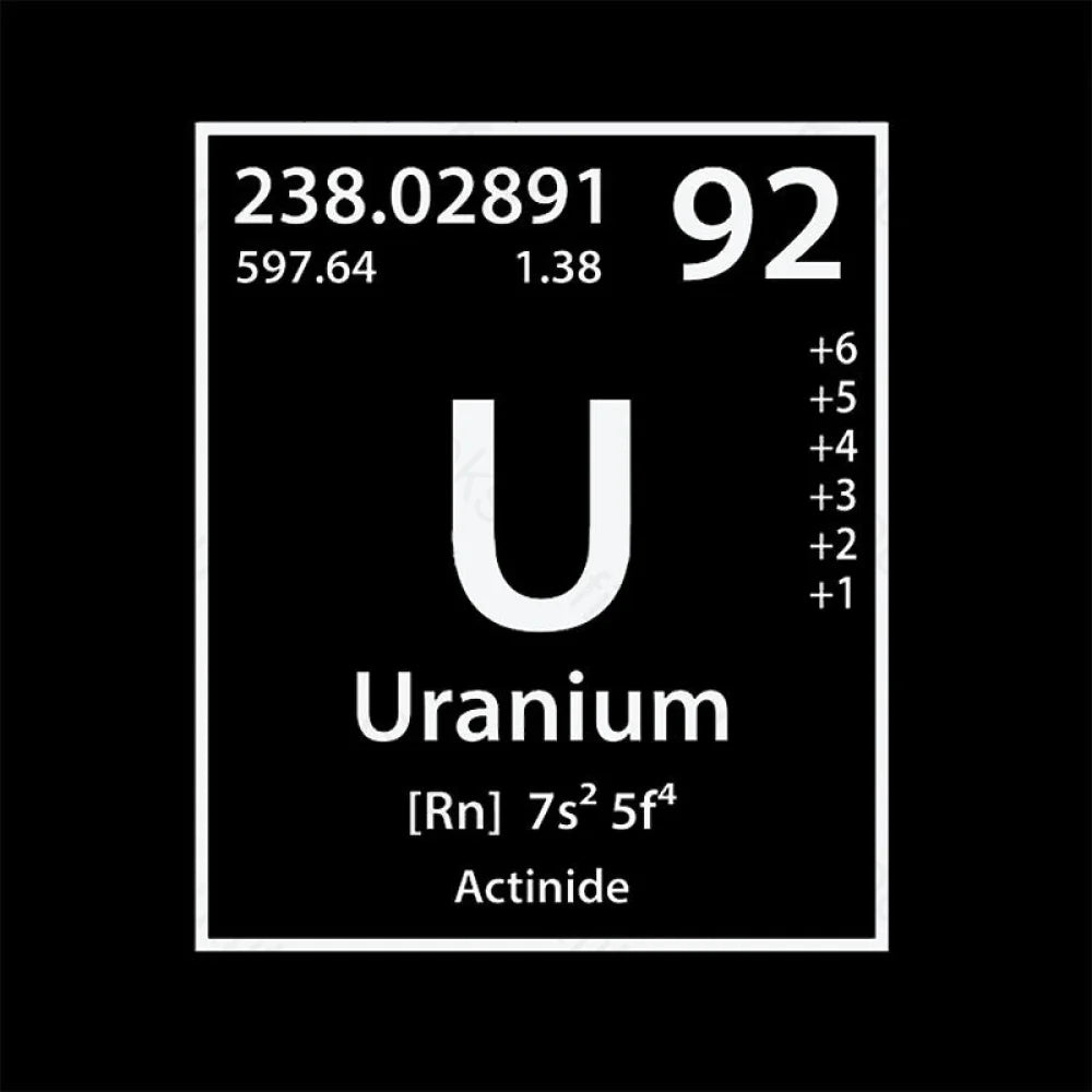 Uranium Element Nerd T-Shirt