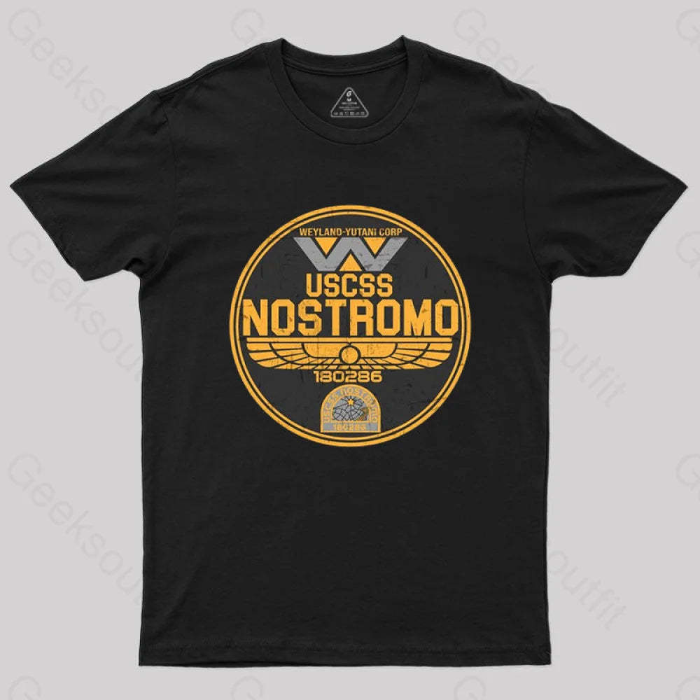 Uscss Nostromo 22 T-Shirt Black / S