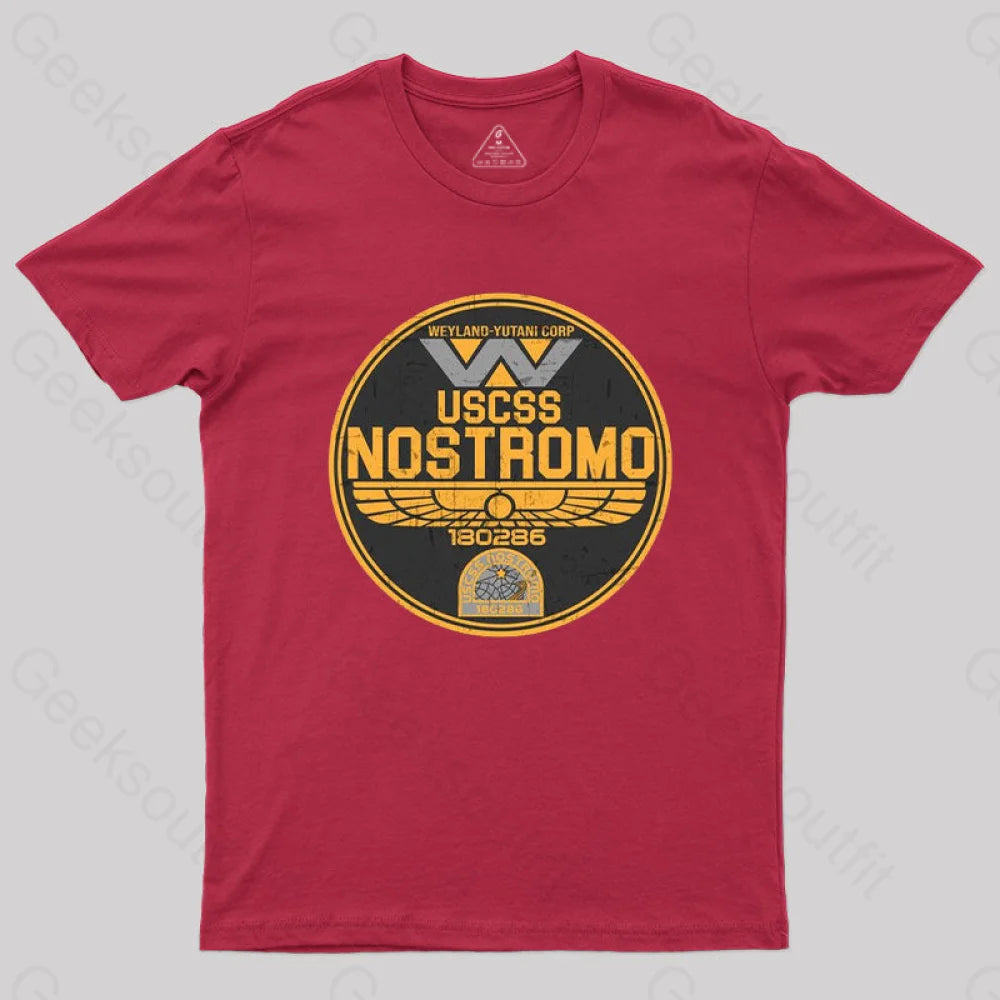 Uscss Nostromo 22 T-Shirt Red / S