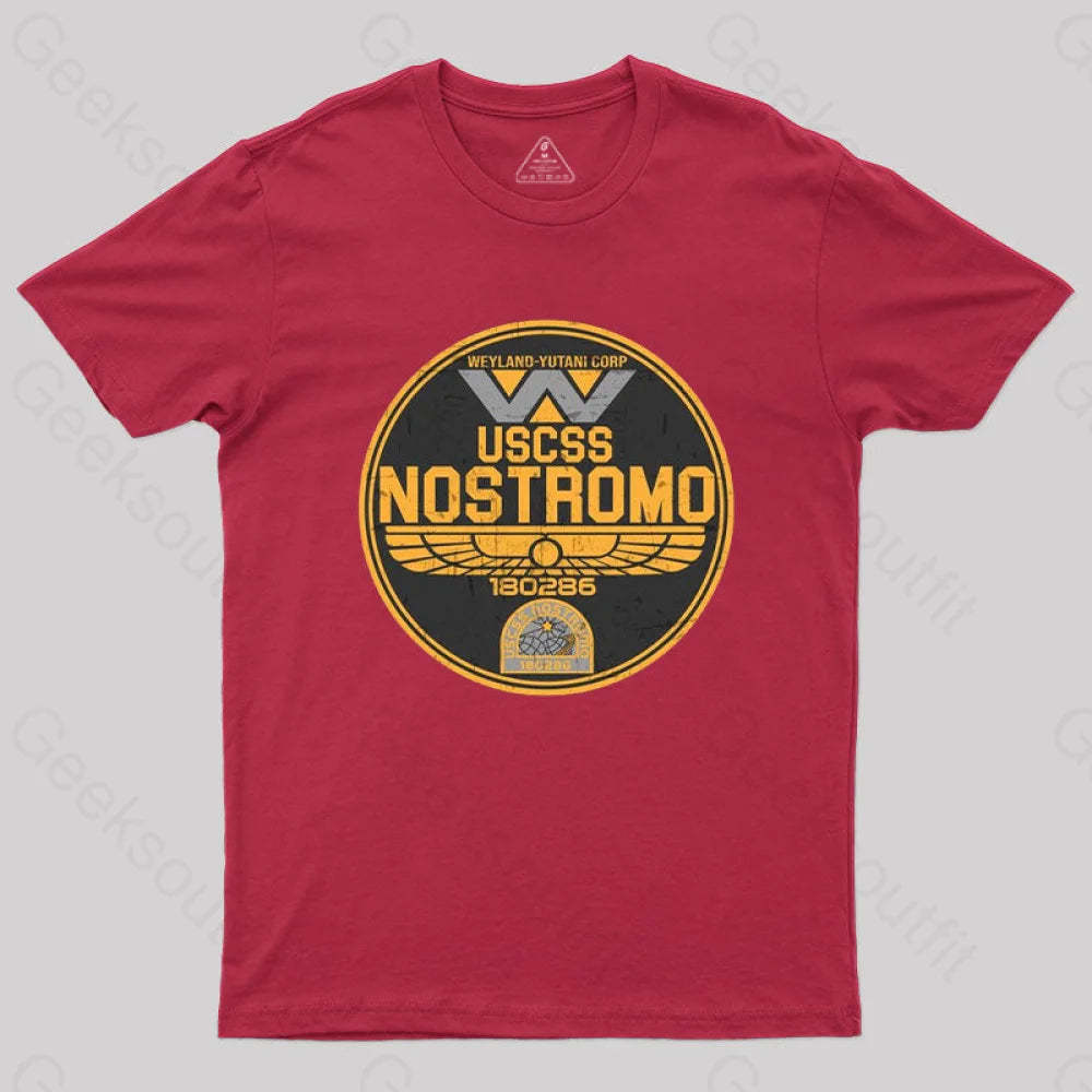 Uscss Nostromo 22 T-Shirt Red / S