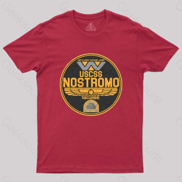 Uscss Nostromo 22 T-Shirt Red / S
