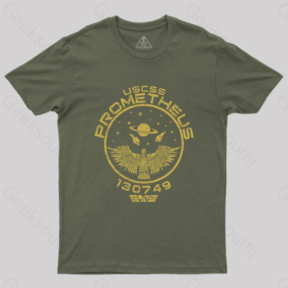 Uscss Prometheus T-Shirt Army Green / S