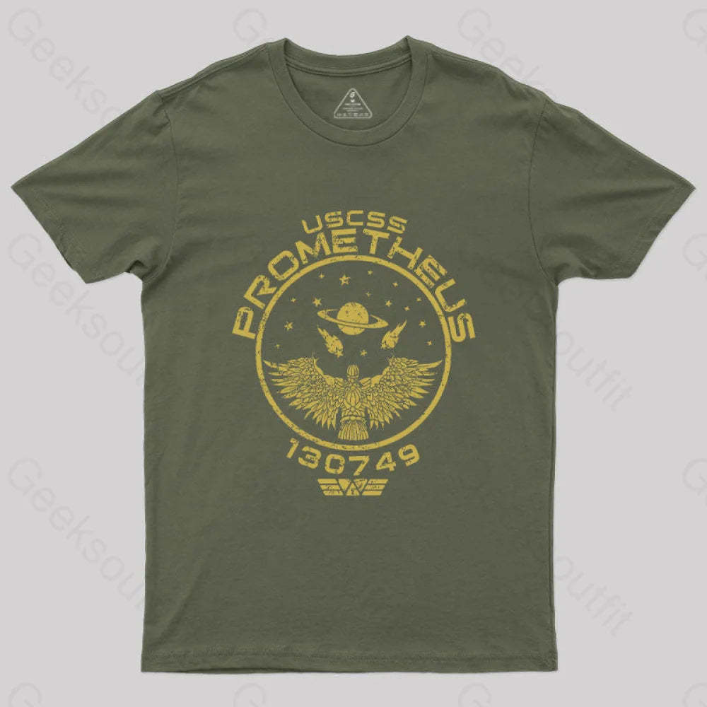 Uscss Prometheus T-Shirt Army Green / S
