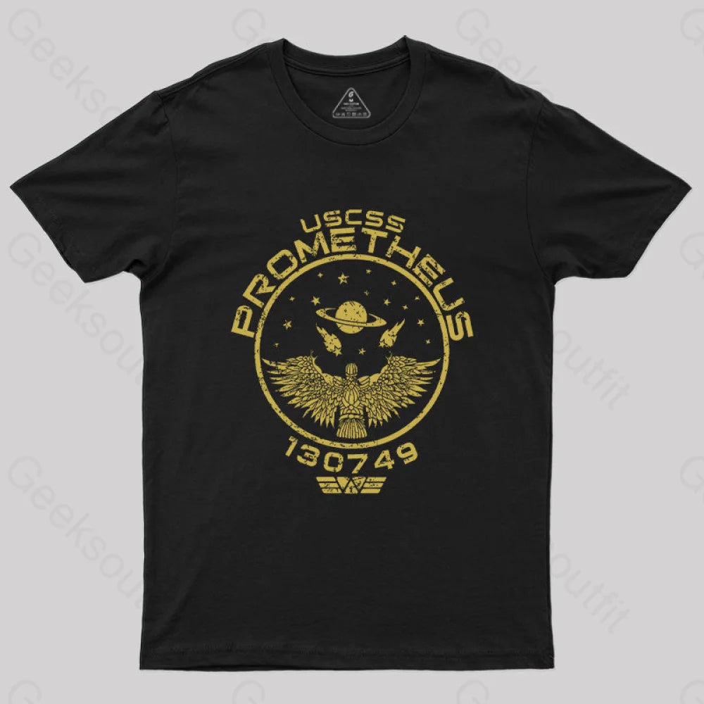 Uscss Prometheus T-Shirt Black / S