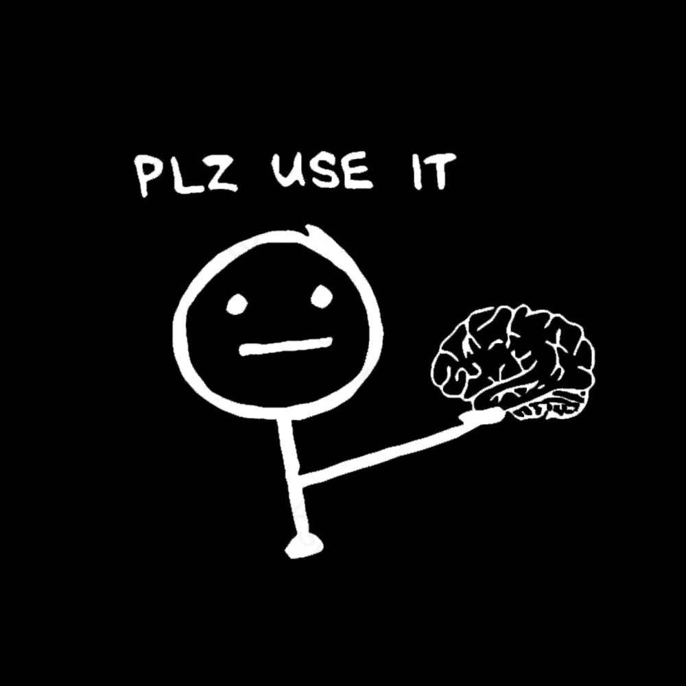 Use Your Brain Please Geek T-Shirt