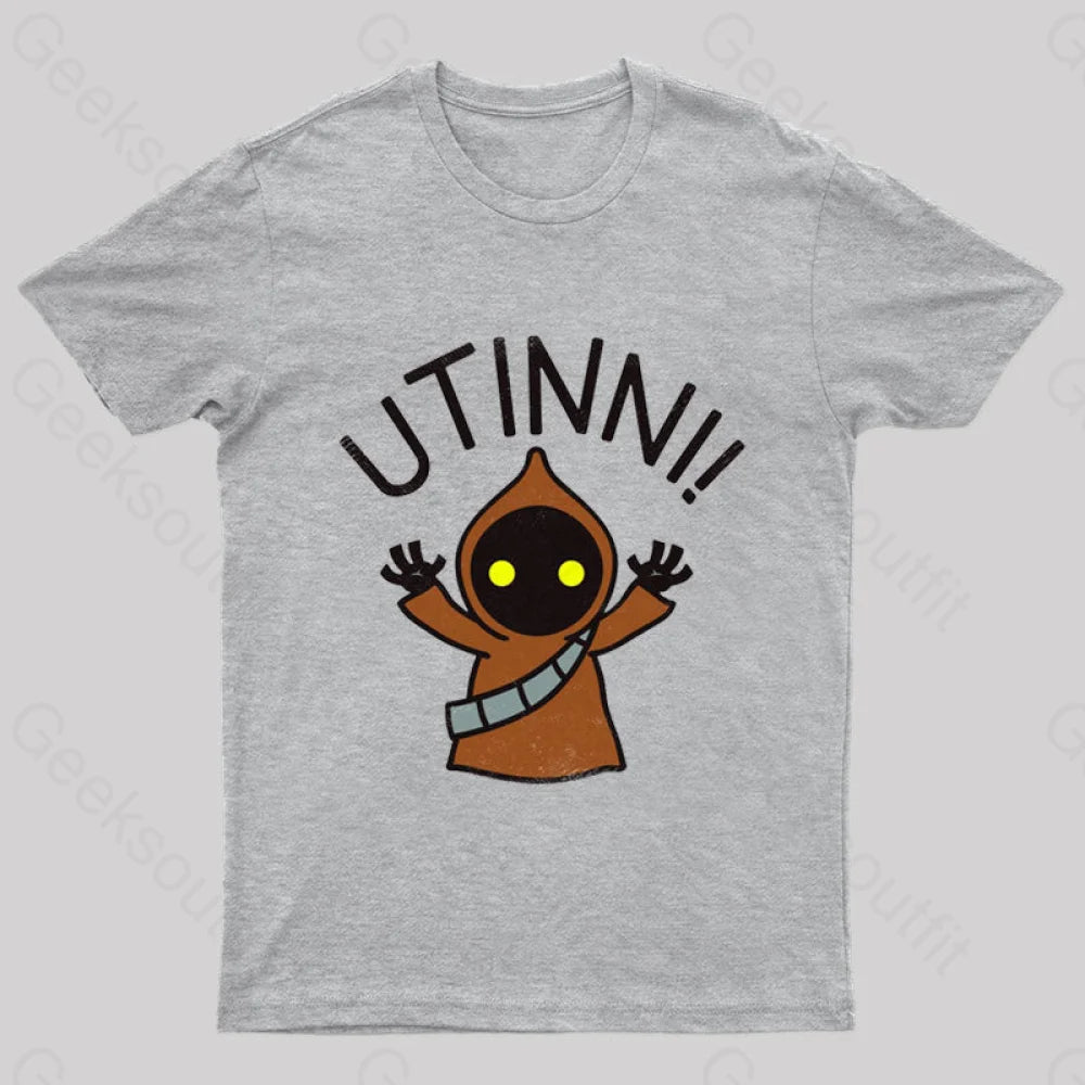 Utinni! Geek T-Shirt Grey / S