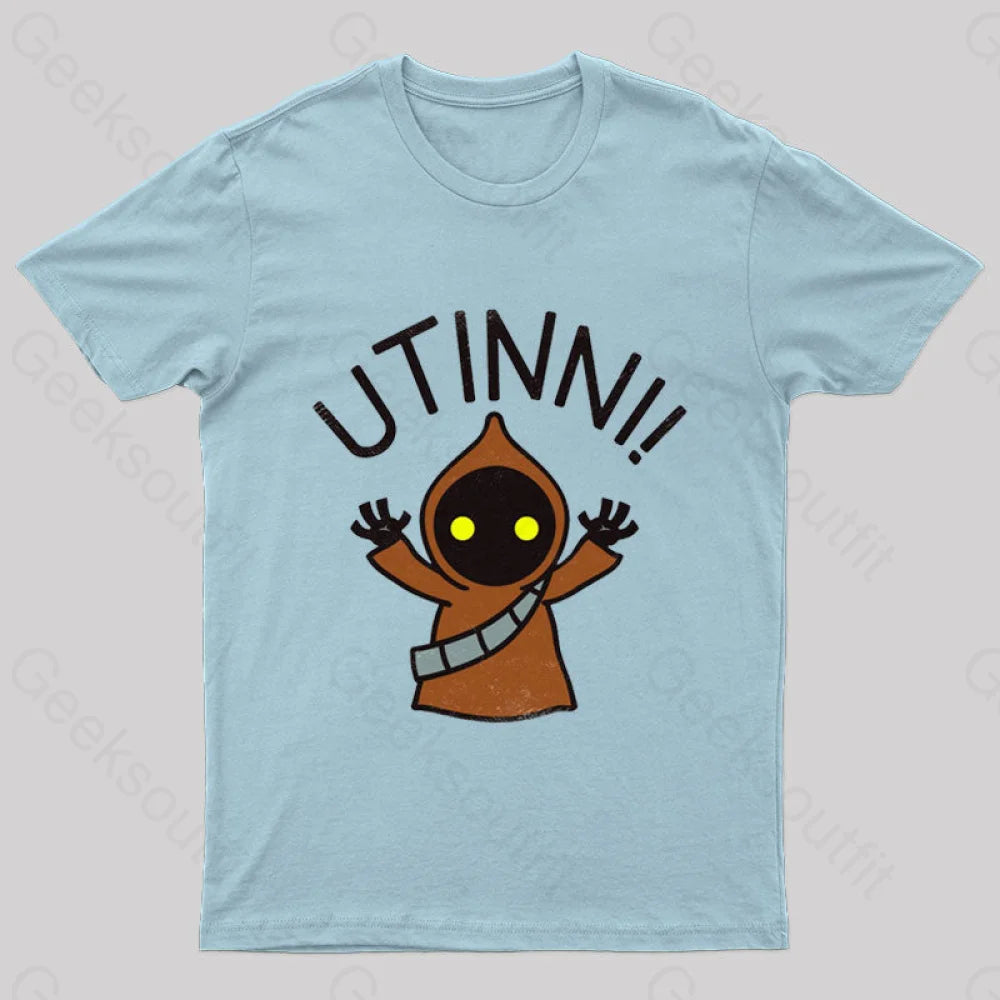 Utinni! Geek T-Shirt Light Blue / S