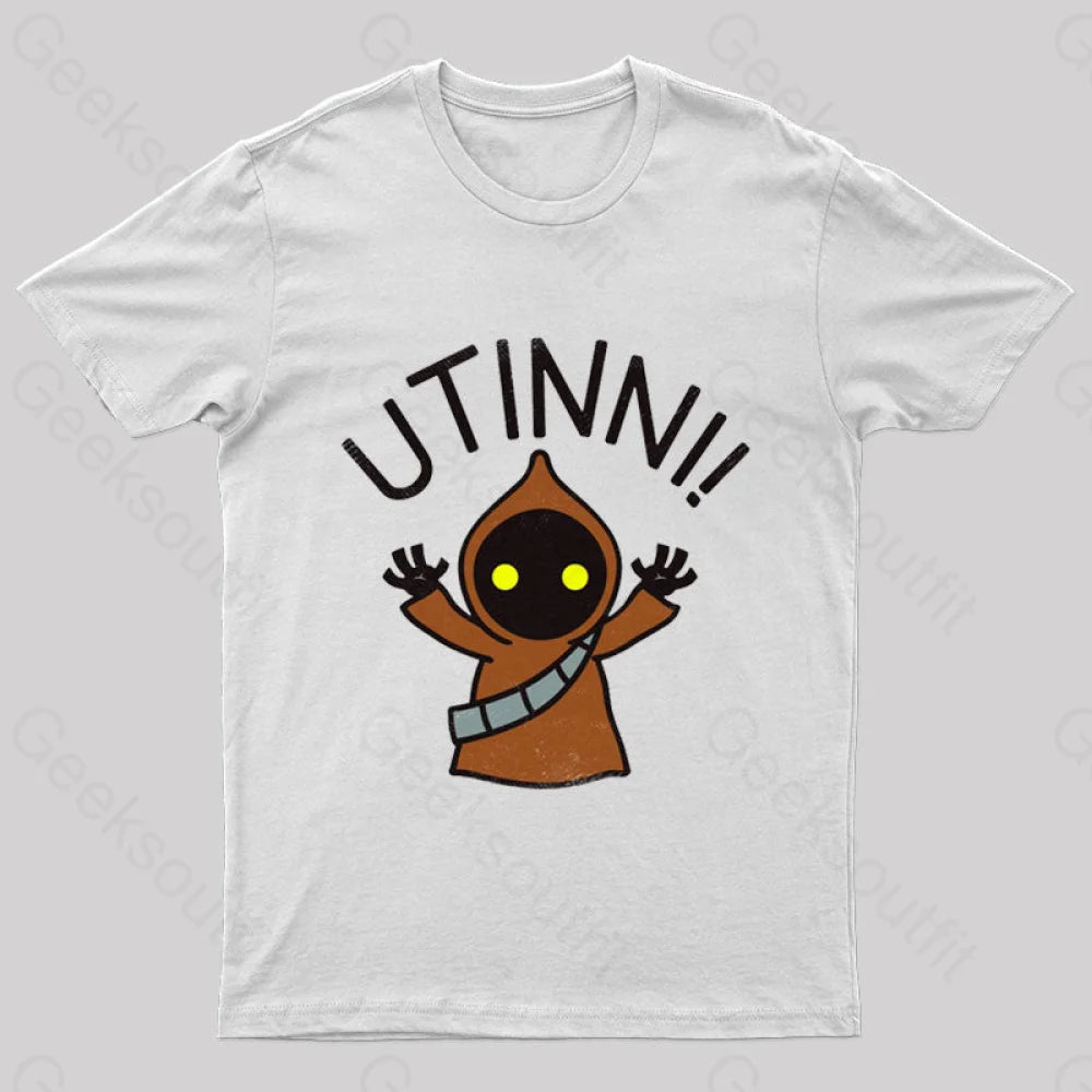 Utinni! Geek T-Shirt White / S