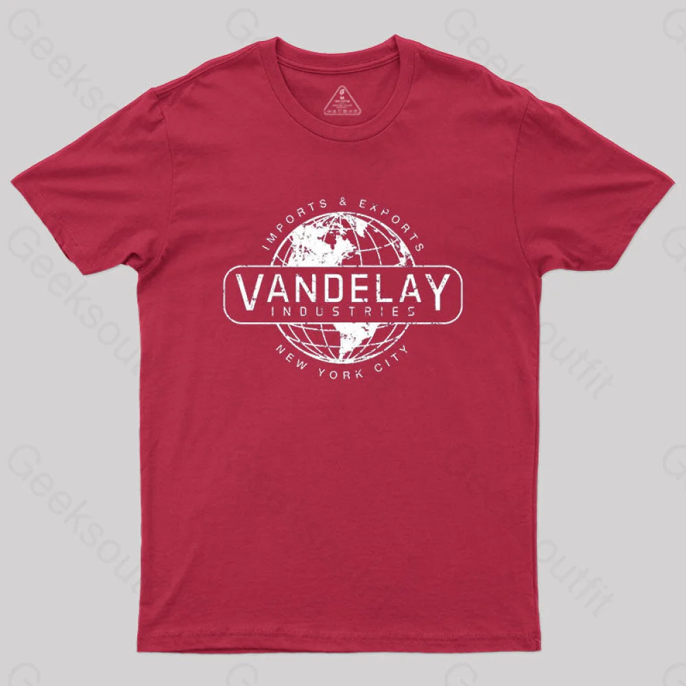 Vandelay Nyc T-Shirt Red / S
