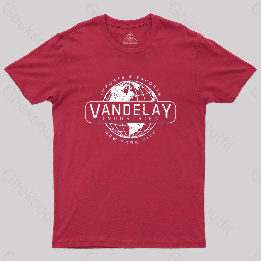 Vandelay Nyc T-Shirt Red / S