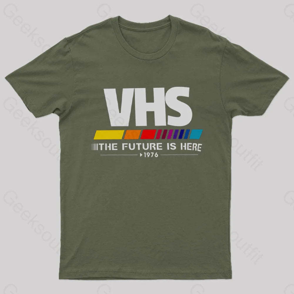 Vhs – The Future Is Now T-Shirt Army Green / S