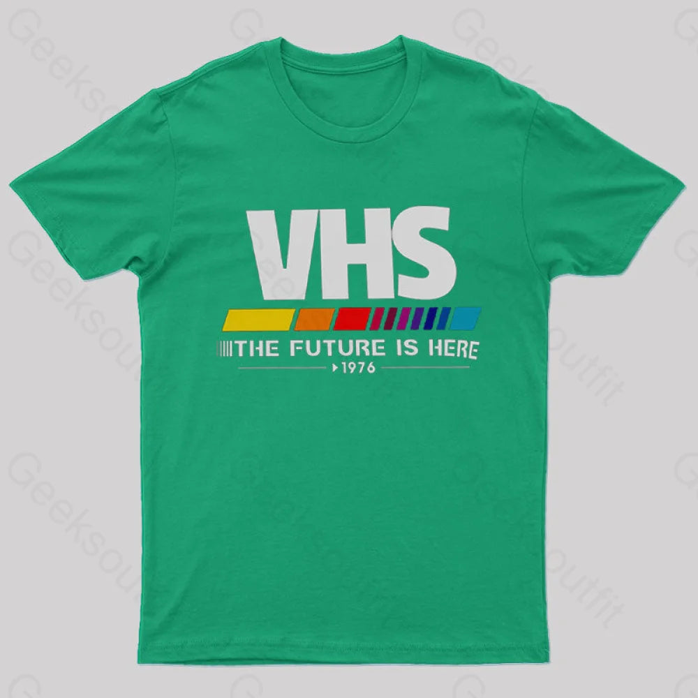 Vhs – The Future Is Now T-Shirt Green / S