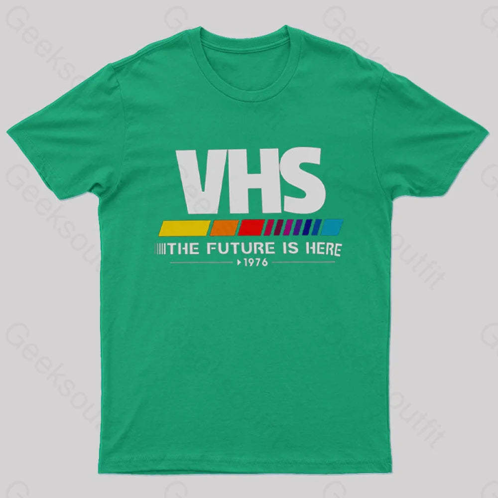 Vhs – The Future Is Now T-Shirt Green / S