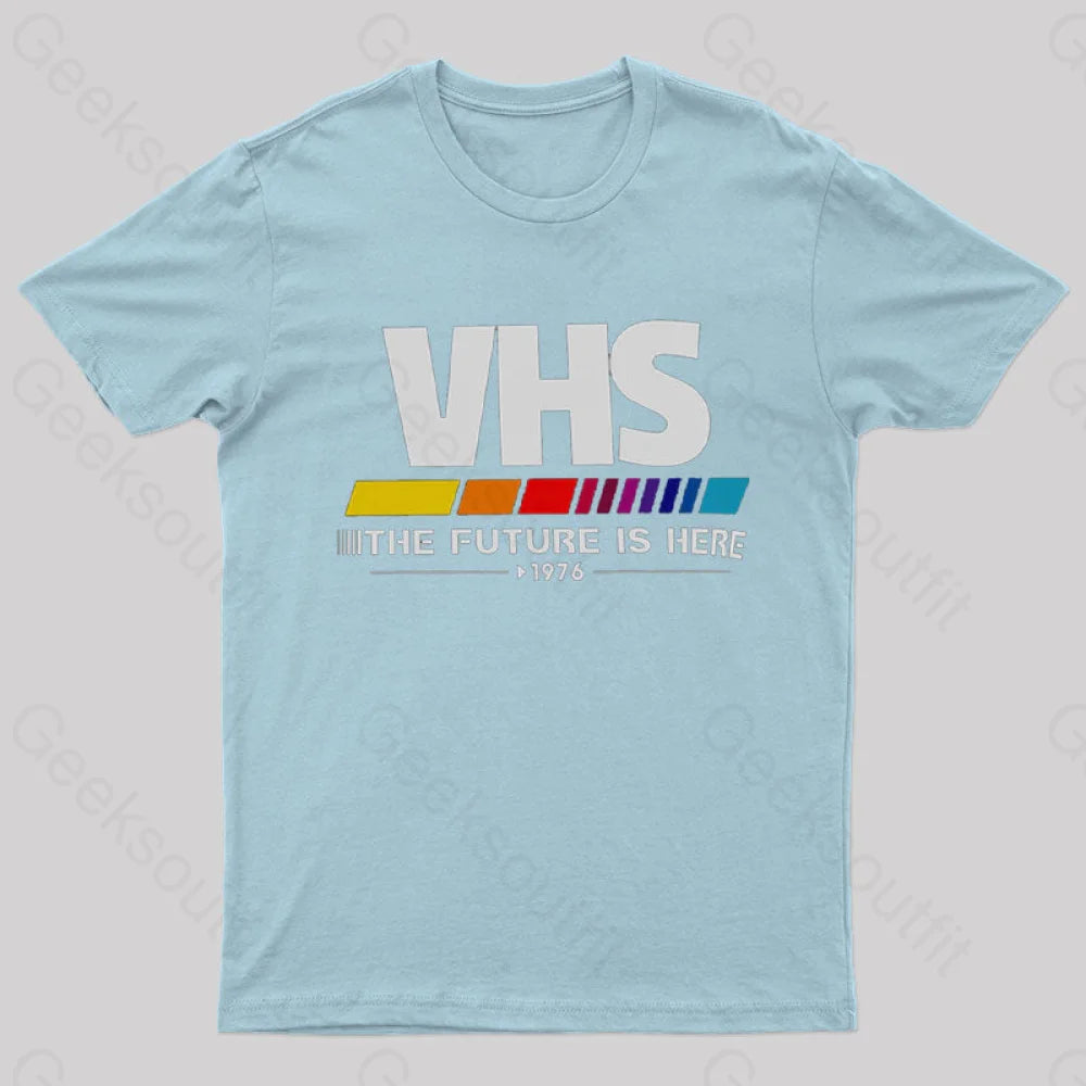 Vhs – The Future Is Now T-Shirt Light Blue / S