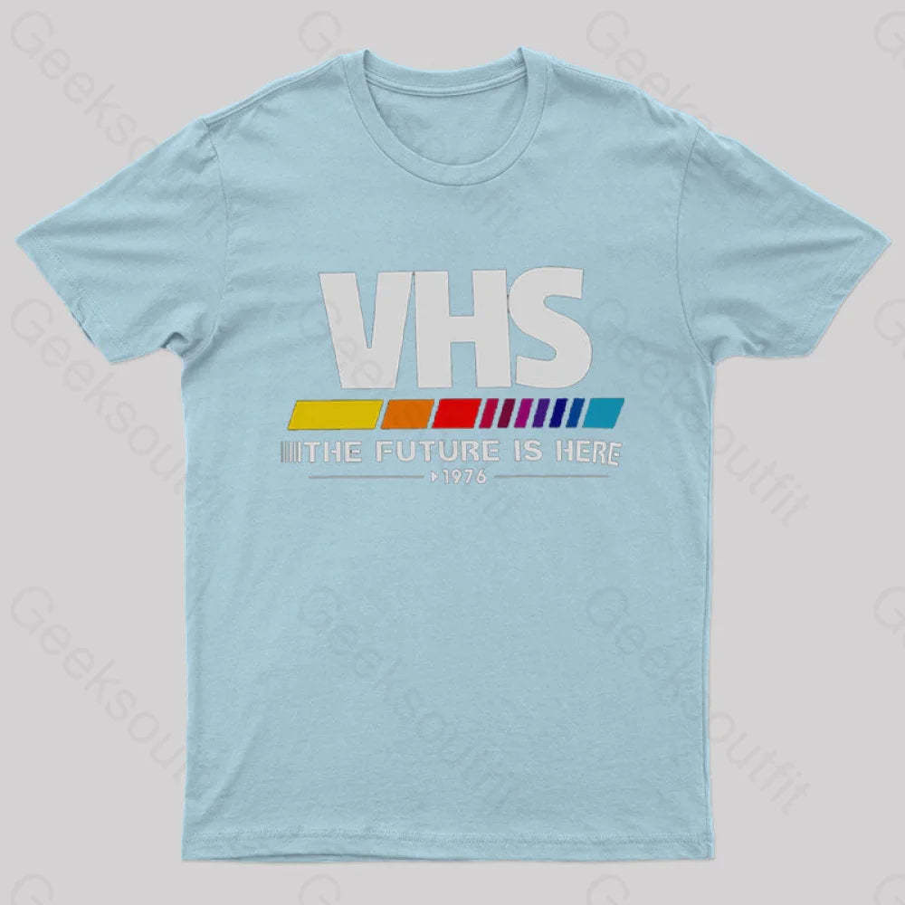 Vhs – The Future Is Now T-Shirt Light Blue / S