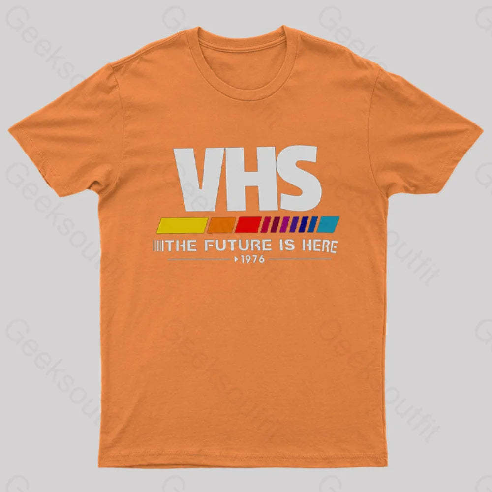 Vhs – The Future Is Now T-Shirt Orange / S