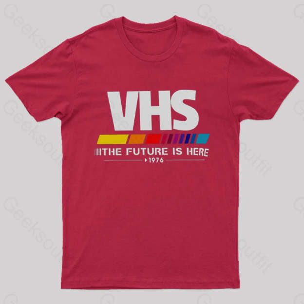 Vhs – The Future Is Now T-Shirt Red / S
