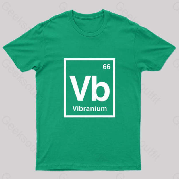 Vibranium Geek T-Shirt Green / S