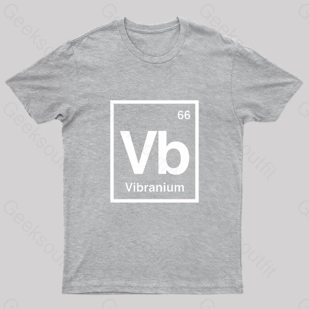 Vibranium Geek T-Shirt Grey / S