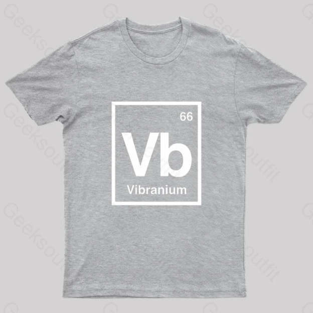 Vibranium Geek T-Shirt Grey / S
