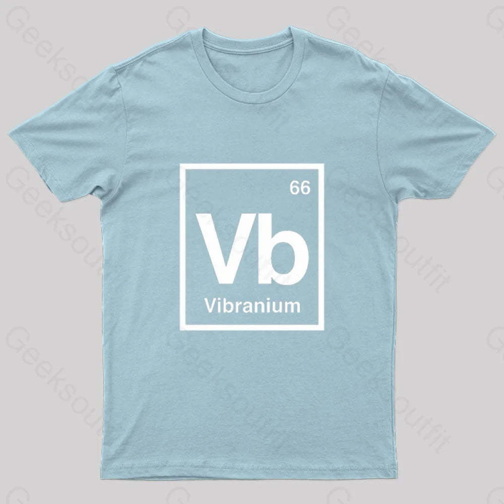 Vibranium Geek T-Shirt Light Blue / S