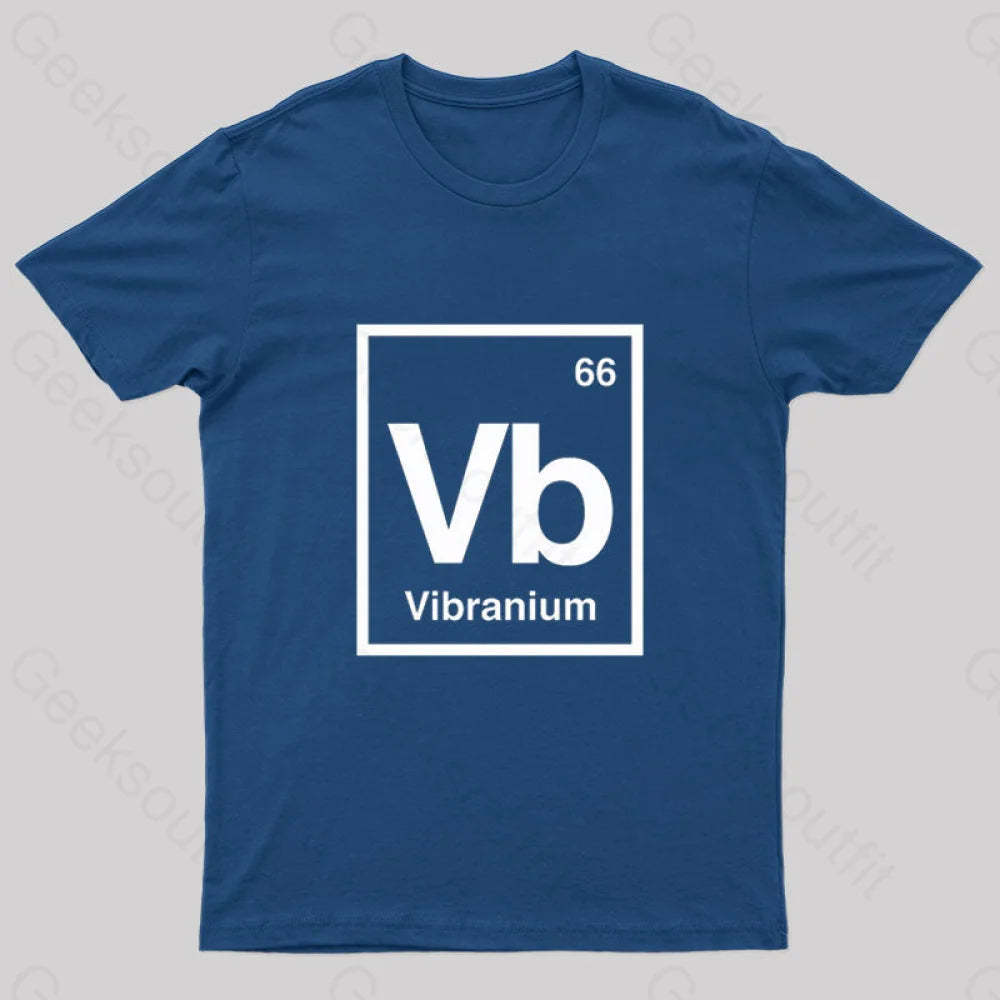 Vibranium Geek T-Shirt Navy / S