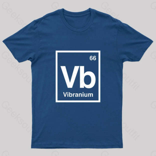 Vibranium Geek T-Shirt Navy / S