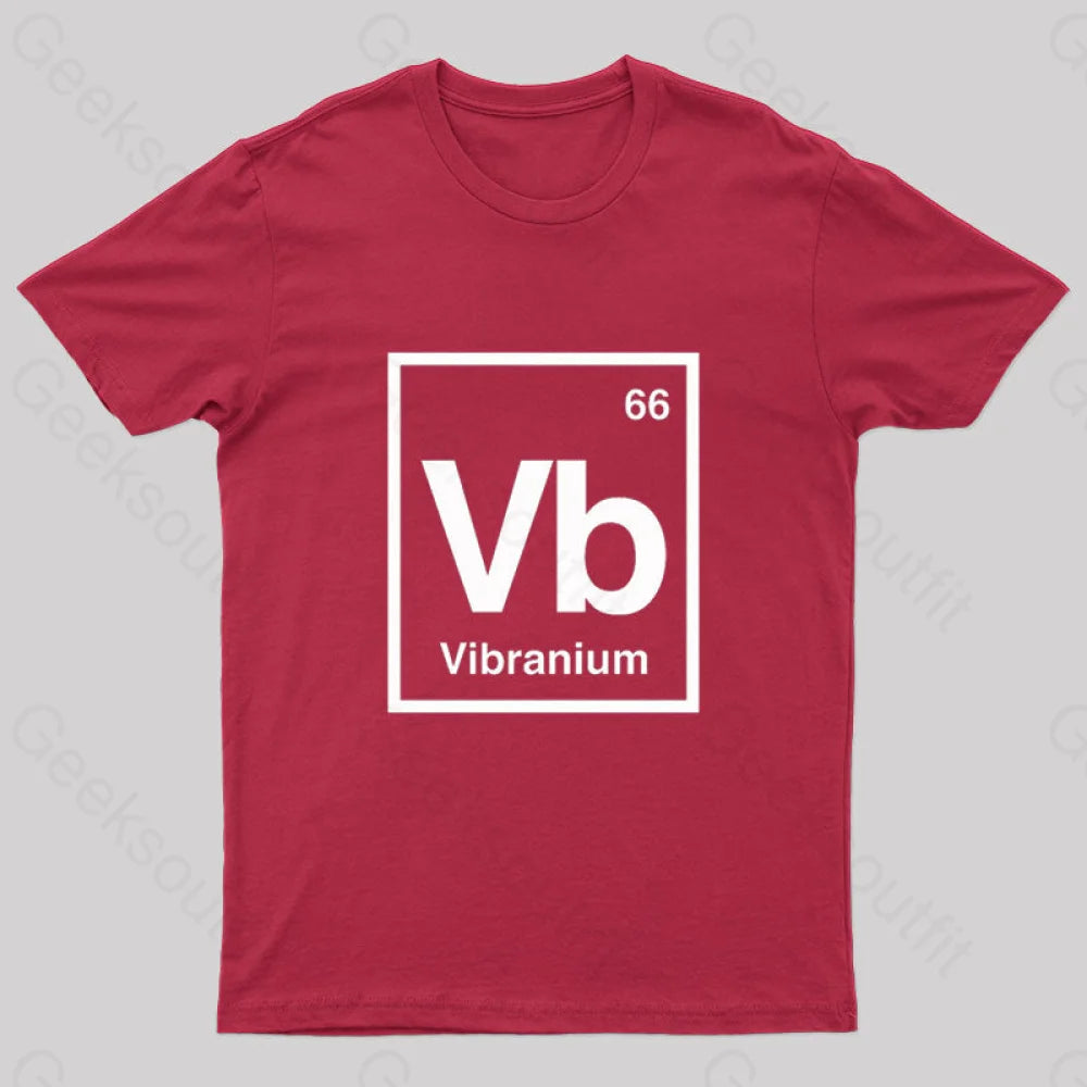 Vibranium Geek T-Shirt Red / S