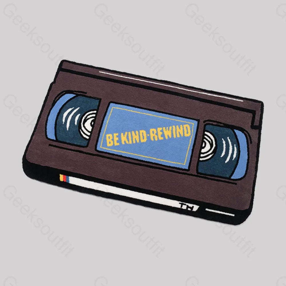 Video Cassette Vintage Funny Imitation Wool Rug