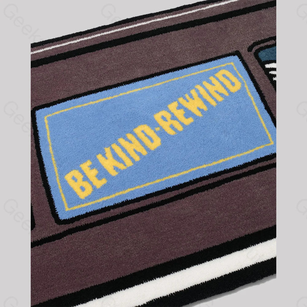 Video Cassette Vintage Funny Imitation Wool Rug