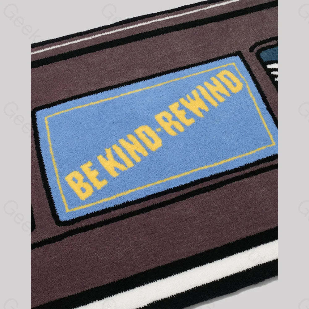 Video Cassette Vintage Funny Imitation Wool Rug