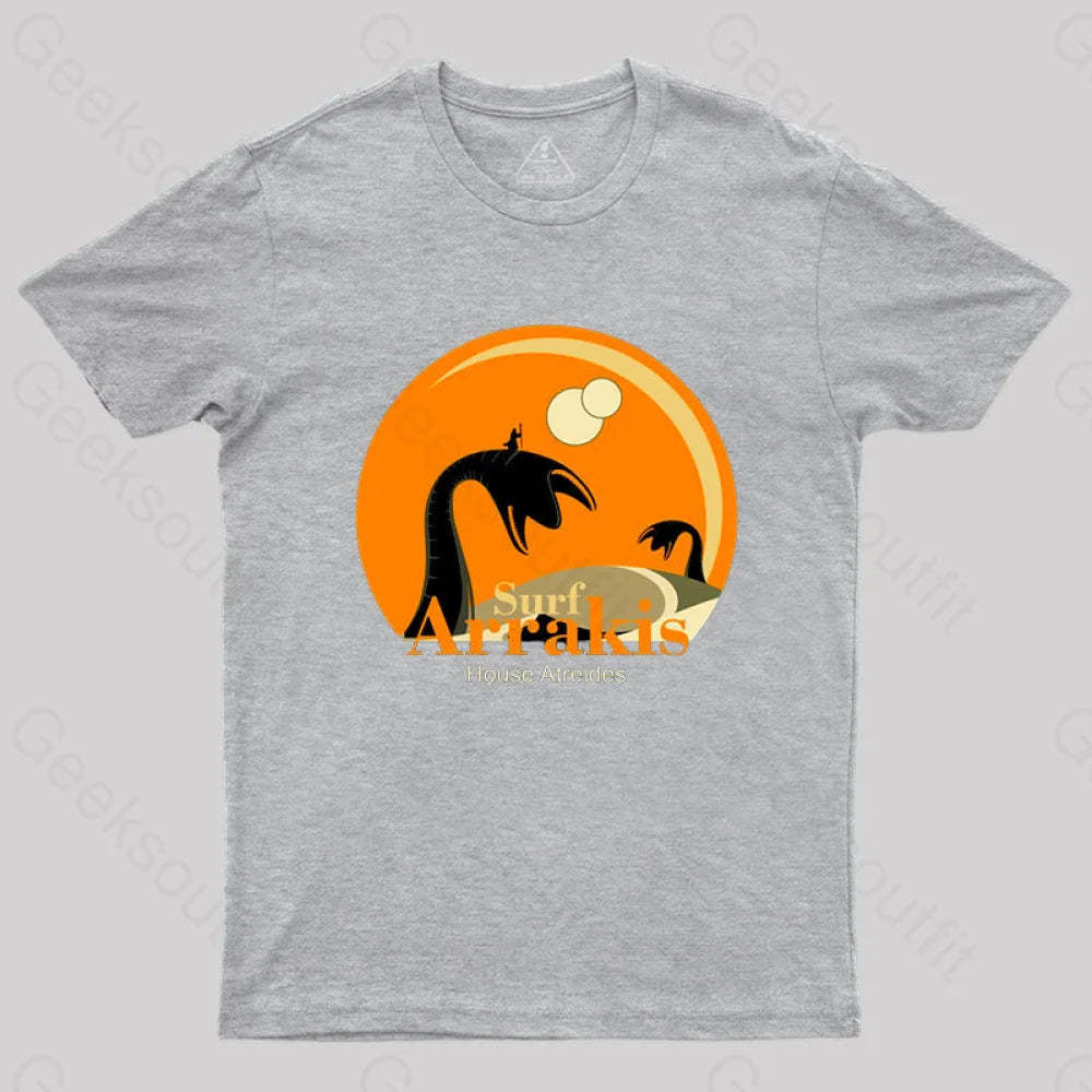 Vintage Distressed Surf T-Shirt Grey / S