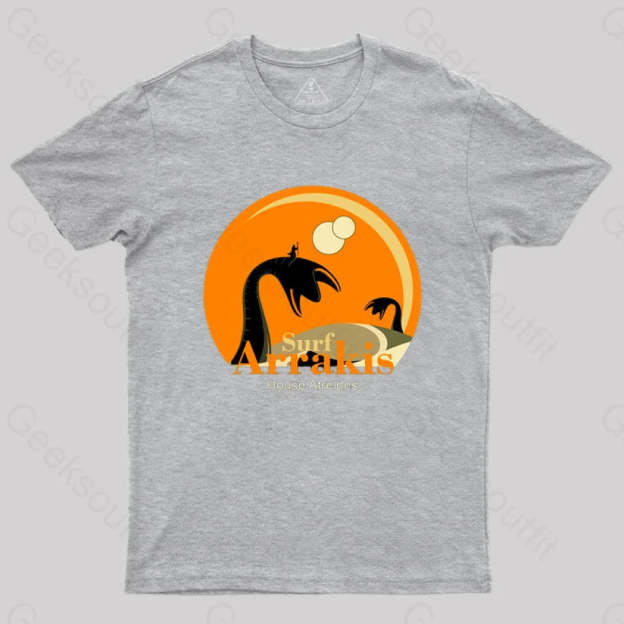 Vintage Distressed Surf T-Shirt Grey / S