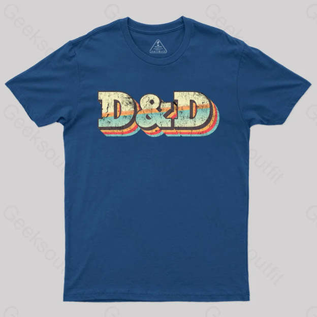 Vintage Dungeons & Dragons T-Shirt Navy / S