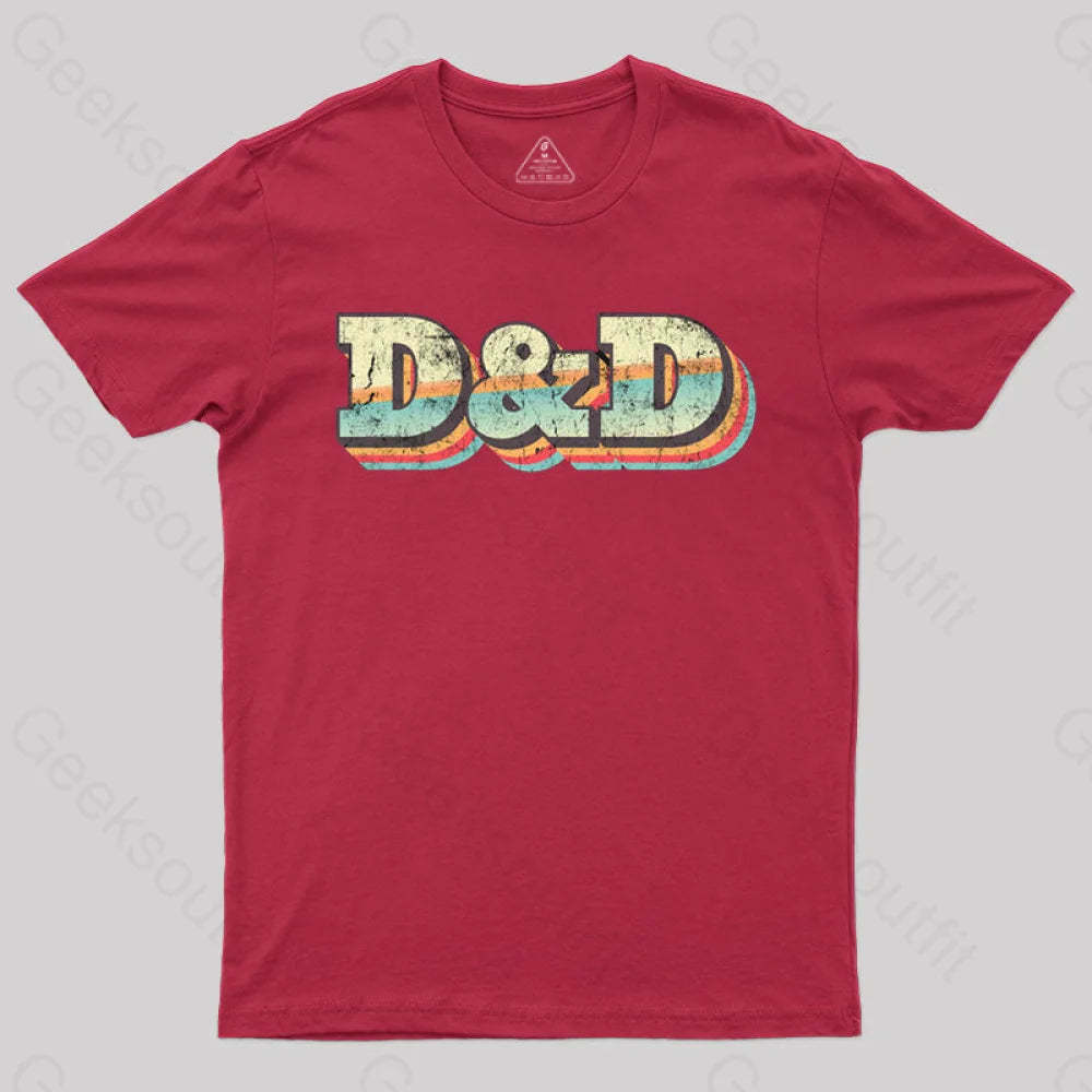 Vintage Dungeons & Dragons T-Shirt Red / S