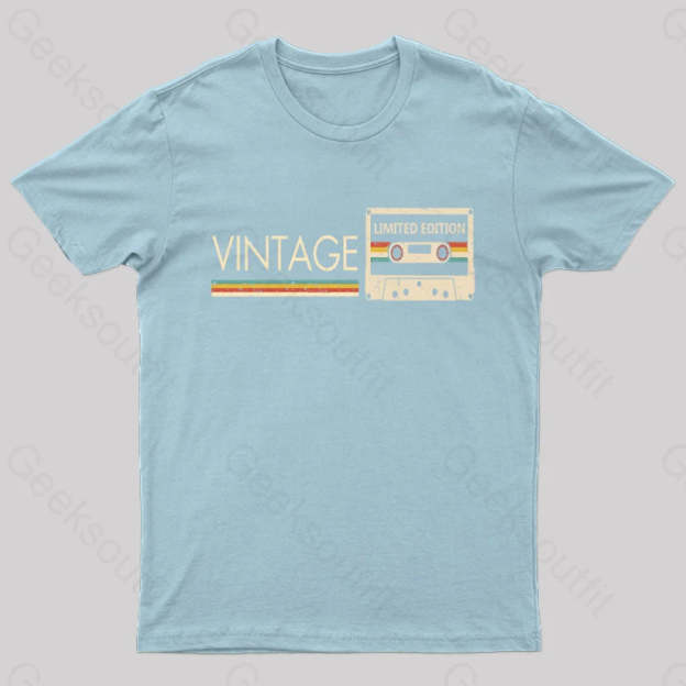 Vintage Limited Edition Nerd T-Shirt Light Blue / S