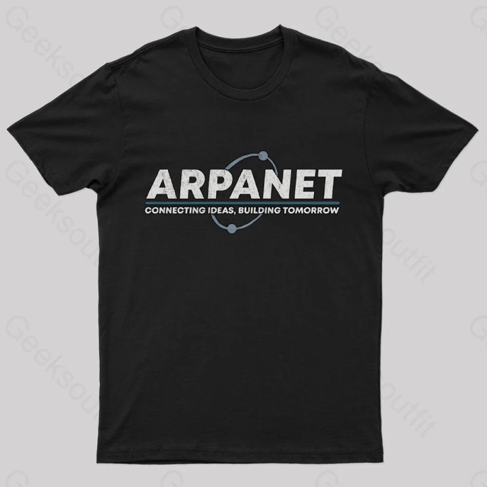 Vintage Network Geek T-Shirt Black / S