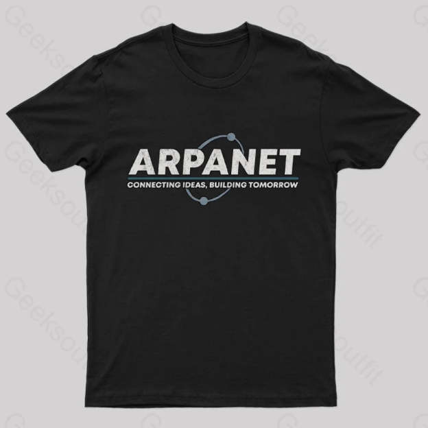 Vintage Network Geek T-Shirt Black / S