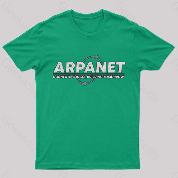 Vintage Network Geek T-Shirt Green / S