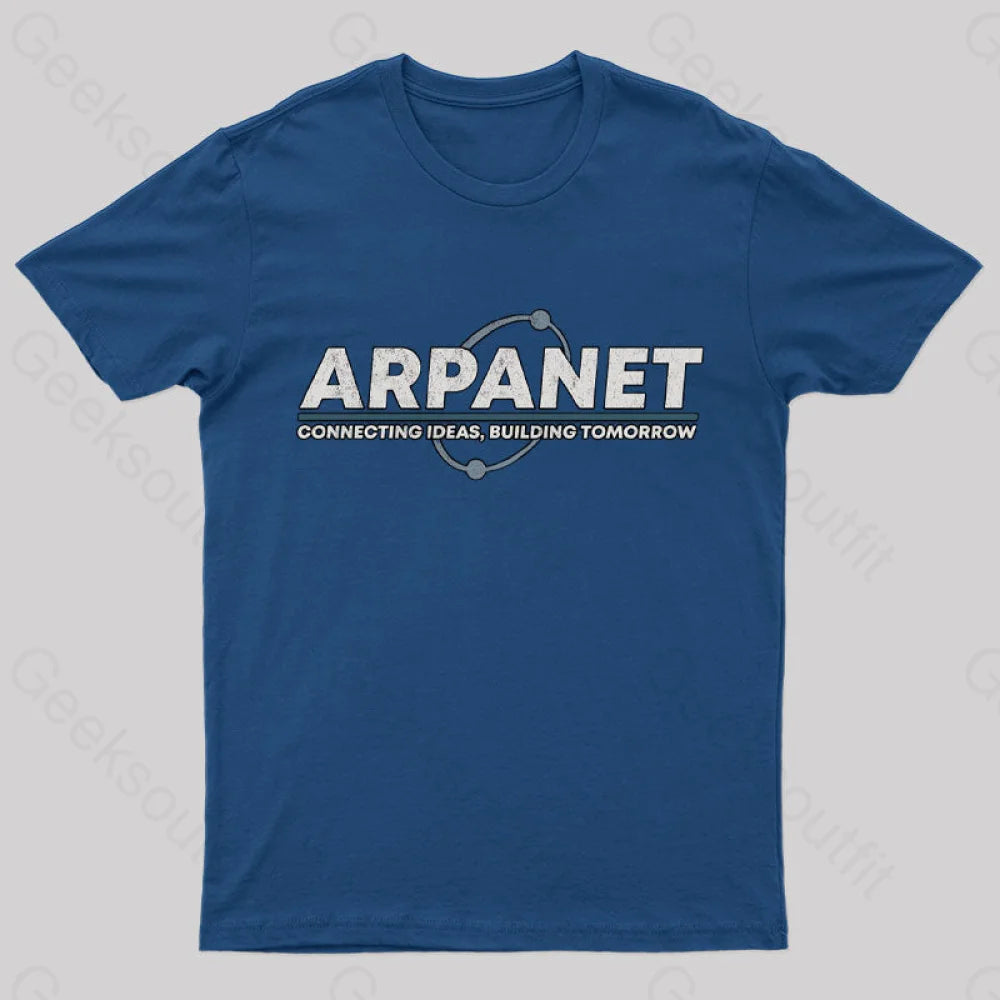 Vintage Network Geek T-Shirt Navy / S