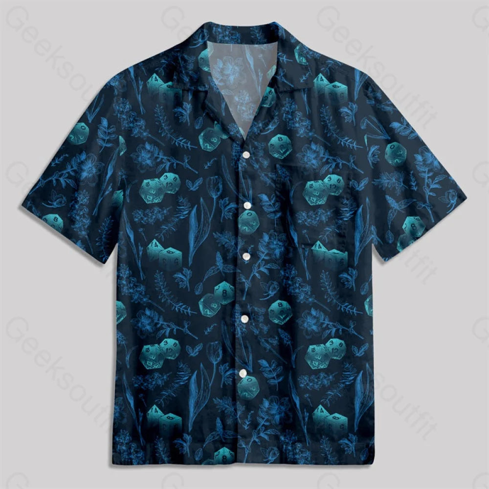 Vision Dnd Dice Button Up Pocket Shirt Hawaiian / S Bus579 Yc