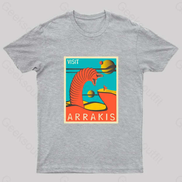 Visit Arrakis Geek T-Shirt Grey / S